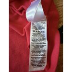 Donna Karan  Active Pink Zip Hoodie Bell Sleeves Drawstring Cuffs Women’s M Photo 9