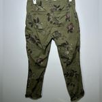 Democracy  Green Floral Utility Pants Size 2 New Photo 5