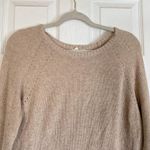 Anthropologie Moth Tunic Sweater Dress Top Oatmeal Size Medium Comfy Boho Photo 4