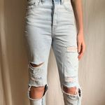 H&M Divided Ripped High Waisted Denim Jean Photo 0