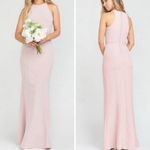 Show Me Your Mumu  Bridesmaid Chicago High Neck Gown in Vintage Rose Photo 8