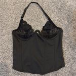 SheIn Black Lace Corset Top Photo 0