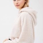 Urban Outfitters 😊🧸 Teddy Jacket Fleece Hooded Long Sleeve Cropped 🧸😊~ med Photo 3