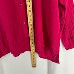 Old Navy  Oversized Button Down Long Sleeve Boyfriend Shirt Womens XL Pink Photo 4