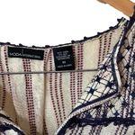 Linen/Silk Moda International Embroidered Bohemian￼ Midi Dress￼ Size M Photo 5