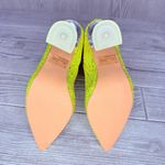 Glitter lemonade yellow / gold holographic ankle boots lucite heel size 7 shoes Photo 7