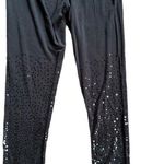 Kische Sequin Detail Black Leggings Size Small Photo 7