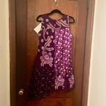 Anna Sui NWT  Y2K Purple Asymmetrical Silk Dress Photo 2