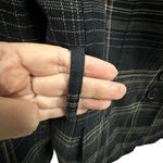 Nine West  Black and Tan Plaid Peacoat Jacket Coat with Belt Loops Womens 14 Photo 7