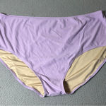 New Honey Mark Swim Bottoms High Waist Full Coverage Purple 5XL Size 5X Photo 0