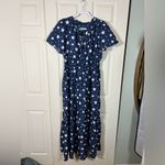 Anthropologie NWOT The Somerset Navy Star Print Maxi Dress Photo 2