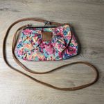 American Eagle  Purse Floral Bow Crossbody Kiss Lock Cottagecore Coquette Boho Photo 1