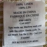 Faherty  Dress Women's Size Small Linen Laguna Maxi Stripes Tax White Photo 4