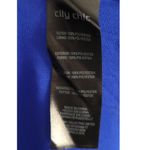 City Chic  Draped Faux Wrap Dress Ultra Blue XS 14 NEW Photo 7