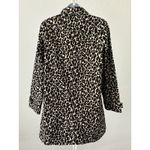 Forever 21  Leopard Print Button Down Twill Jacket Topper, Sz: M (b49) Photo 2