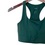 Girlfriend Collective Paloma Sports Bra Size XS Dark Green Racerback Photo 3