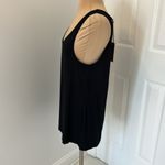 Feel the Piece  Black Asymmetrical Hem Tank Photo 2