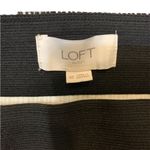 Loft  Outlet • Career Striped Black Pencil Skirt Work Office Wear Photo 1
