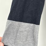 Garnet Hill  Top Womens black gray Stripe Layered Scoop Neck Beachy Boho size xs Photo 7