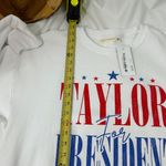 Simply Southern Simply‎ Southern "Taylor for President" white sweatshirt Size Medium-Large new Photo 4