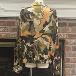 Jealous Tomato  green black and orange camo jacket / L / Like New Photo 8