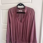 Mustard Seed  Dusty Rose Mini Dress Long Sleeve Photo 2