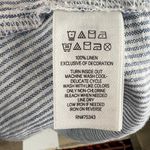 Lucky Brand 100% Linen Tiered Stripe Dress M Coastal Summer Weekends Picnics Photo 5