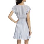 Rails  Tara Napoli Stripe Linen Blend Mini Dress Size L Blue/White Photo 2