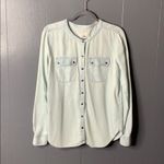 Loft Ann Taylor  The‎ Softened Shirt Light Chambray Photo 0