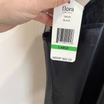 Flora Nikrooz Stella Slip Dress Black Satin Lace Trim Whimsigoth L NWT Elegant Size L Photo 8