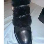 Nanette Lepore Nanette Lapore Ibiza Boot Women's Size 7.5 US Black Zippered Faux Fur Lined Photo 6