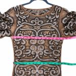 For Love & Lemons Antonina Dress Midi Black & Nude Small Women’s Rare Photo 10