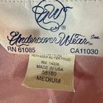 Vintage 70s Undercover Wear Pink Chemise Slip Dress Size Medium Bows Coquette Photo 4