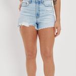 American Eagle AE Strigid Denim Curvy Highest Waist 90s Boyfriend Short Photo 0