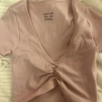 Urban Outfitters out from under pink ribbed crop top Photo 0