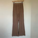 Risen Brown Wide Leg Lounge Pants Women's Small Neutral‎ Photo 3