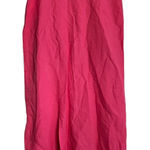 Flax Maxi Dress Sleeveless Tank Long 100% Linen Pink Lagenlook Size Small Photo 0