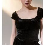 Urban Outfitters Nwt Rosie velvet ruched romper   small petite goth boho Y2K $98 Photo 3