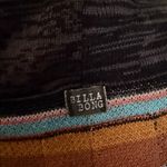 Billabong Tribal Patterned cardigan sweater wrap with Fringe size medium Black Photo 4