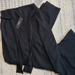 NWT Chic Position Black Paperbag Waist Wide Photo 6