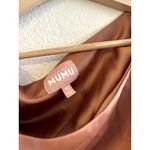 Show Me Your Mumu Jodie Maxi Dress in Copper Luxe Satin XS Photo 3