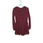 Abercrombie & Fitch Abercrombi & Fitch Floral Flower Romper V Cut Long Sleeve Size 2 Long Sleeve Photo 1