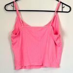 Aerie Real Soft Ribbed Cropped Women's Tank Top in Pink - Size: Extra Large Photo 4