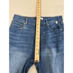 Loft  Jeans Womens 30" High Rise The Kick Crop Distressed Flare Stretch Travel Photo 5