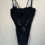 Aerie Black Lace Bodysuit Photo 1