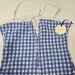Tularosa Lakin One Piece in Periwinkle Gingham XL Photo 3