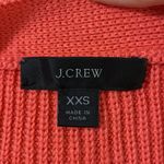 J.Crew chunky V-neck cotton cashmere blend cardigan sweater in poppy size XXS Photo 10