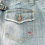 American Eagle Outfitters Womens Y2K Preppy Cinch Back Denim Mini Skirt Size 8 Photo 6