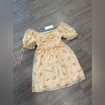 Lush Clothing Lush Floral Cream Dress Photo 9