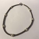 Handmade silver & pearl bracelet & necklace Photo 4